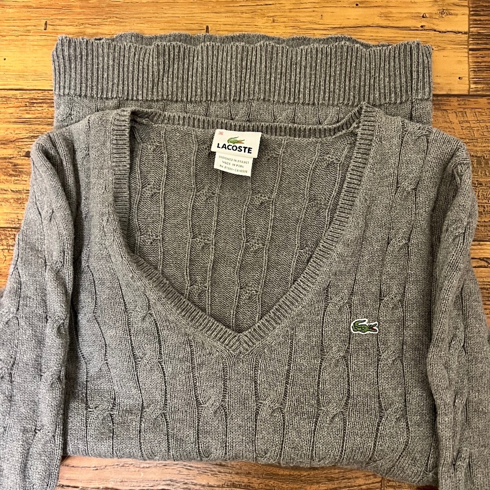 Lacoste V-Neck Sweater